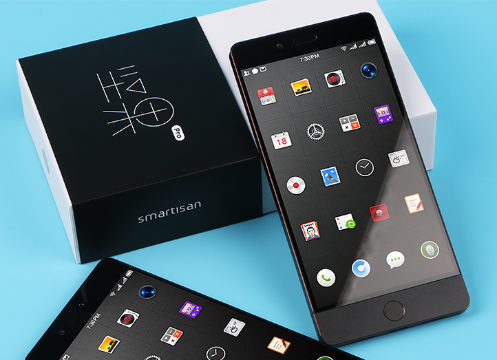 smartisan锤子科技坚果pro全网通智能手机4gb32gb巧克力色1079元包邮