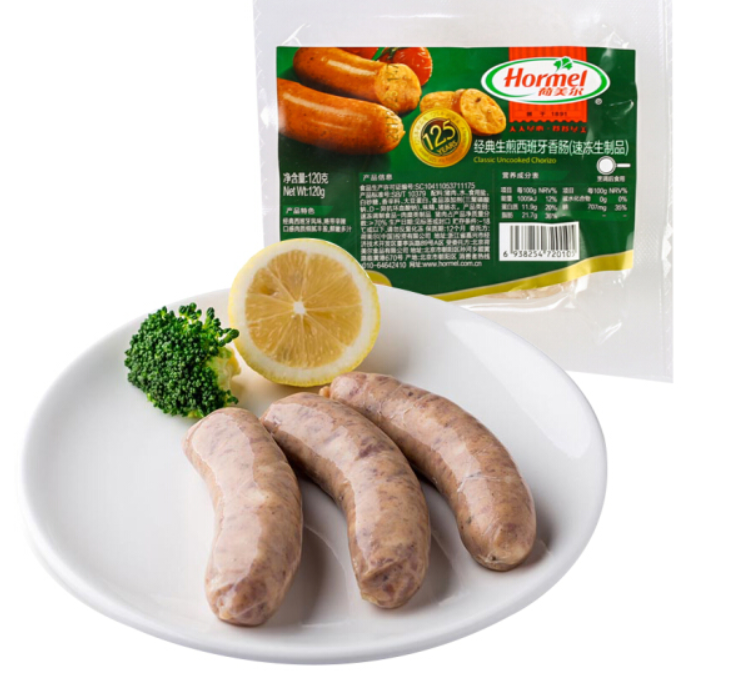 荷美尔经典生煎西班牙香肠120g