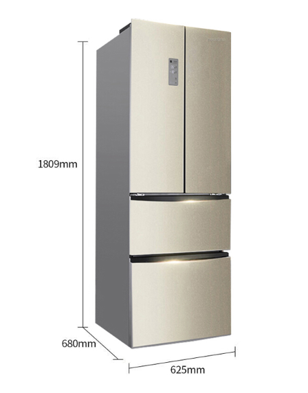 ronshen 容声 bcd-321wd11mp 321升 变频 多门冰箱 2799元包邮(49元