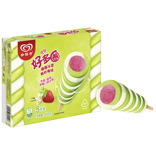 plus会员!walls 和路雪 和路雪 冰棍家庭装冰淇淋 5支*80g